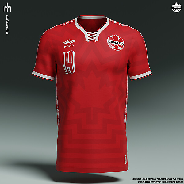 Canada Football National Team X Umbro | Home kit | KOTW