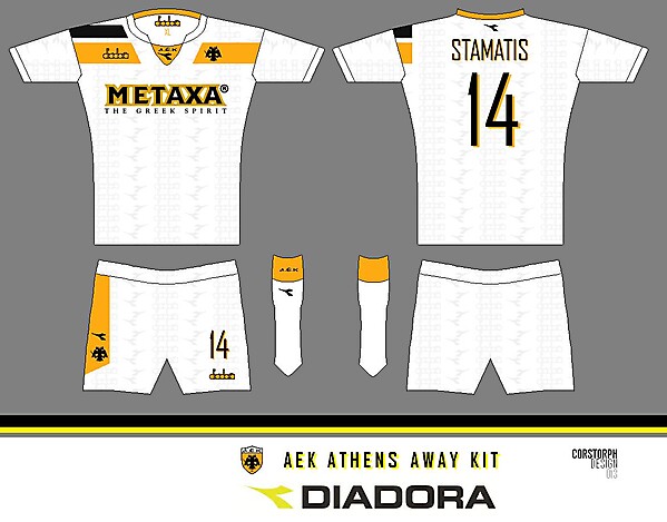 AEK diadora Away