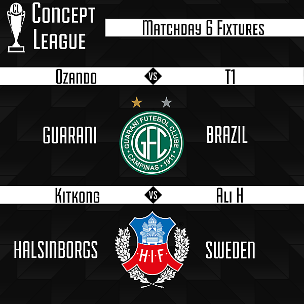 Second League Matchday 6 Fixtures