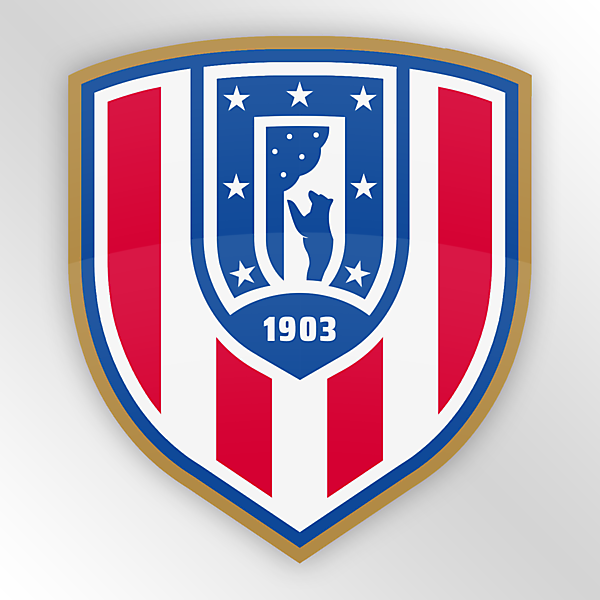 Atlético de Madrid | Crest Redesign