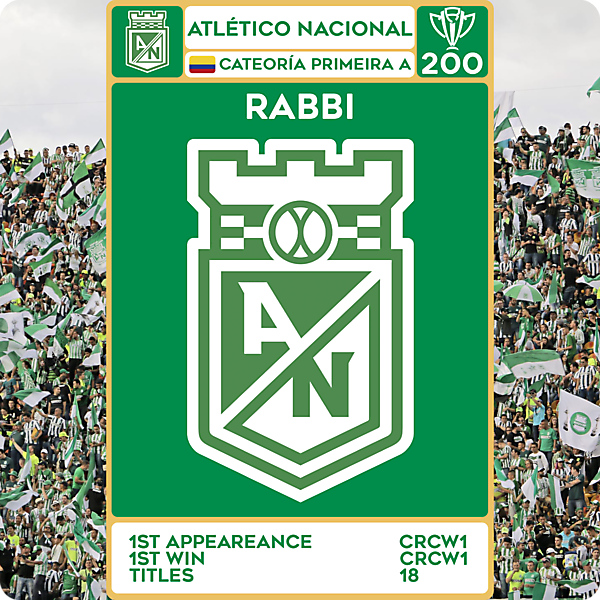 CRCW 200 - SPECIAL EDITION - ATLÉTICO NACIONAL - RABBI