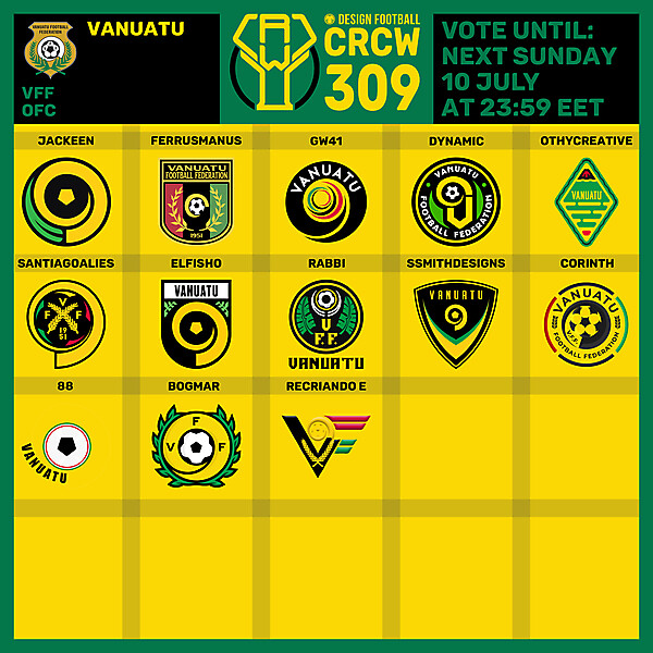 CRCW 309 - VOTING PHASE - VANUATU