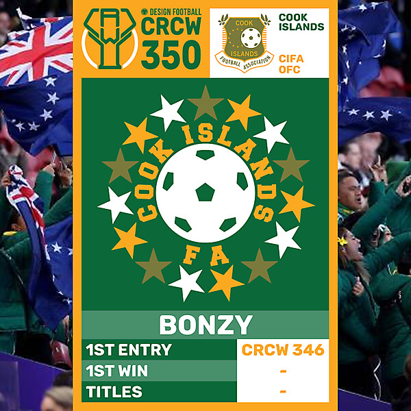CRCW 350 - ANNIVERSARY EDITION - COOK ISLANDS - BONZY