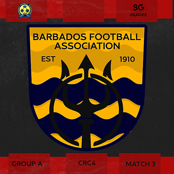 Barbados NT Crest Redesign| CRC 4 Matchday 3
