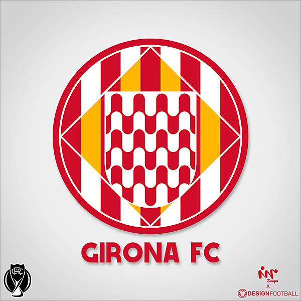 Girona FC Crest Redesign