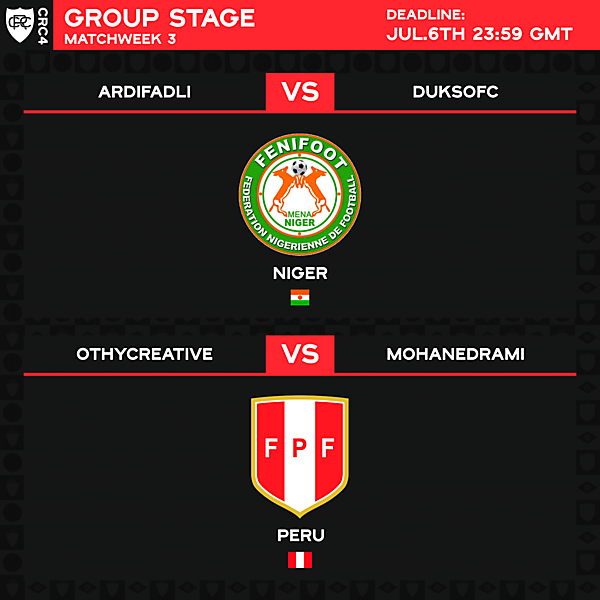 Group C - Matchweek 3