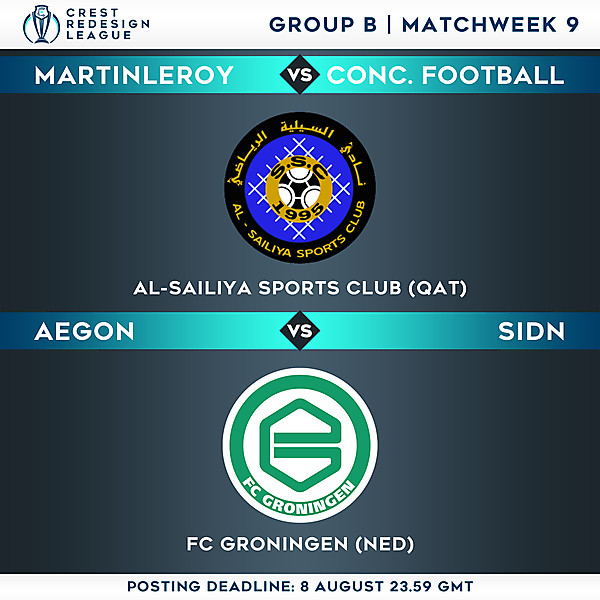 Group B - Matchweek 9