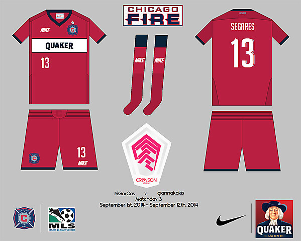 Chicago Fire SC - Crimson League - Matchday 3