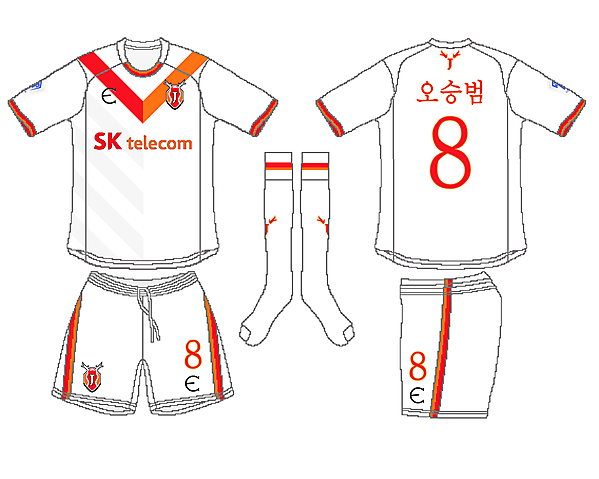 Jeju FC United Away Kit - Azure League Matchday 4