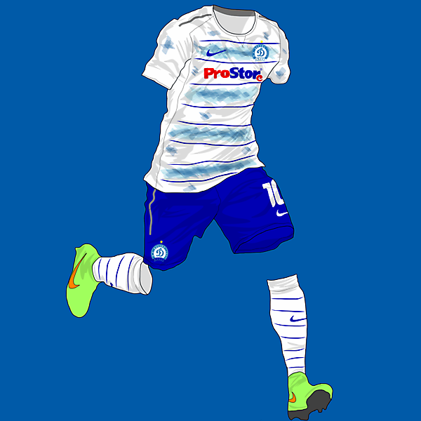 Dinamo Minsk home kit - Nike (Matchday 2)