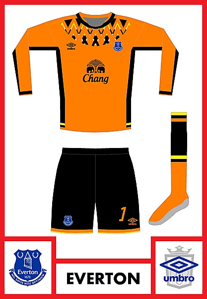 Everton GK kit