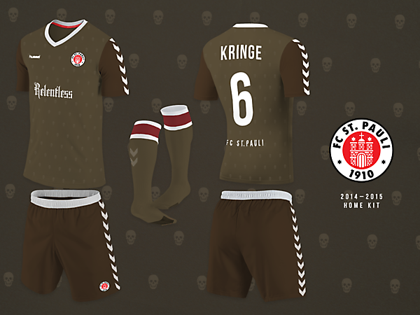FC Sankt Pauli home kit 14-15
