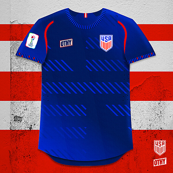2026 World Cup template - USA away shirt