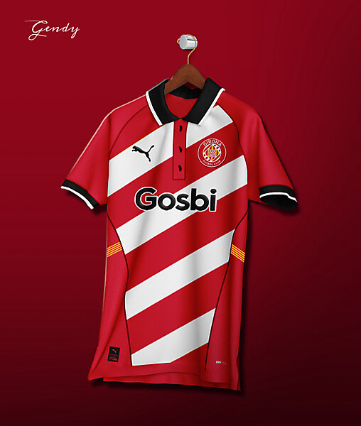 Girona FC home kit concept