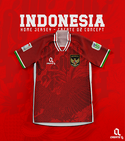 Indonesia x Create o2 Home Jersey Concept | KotW