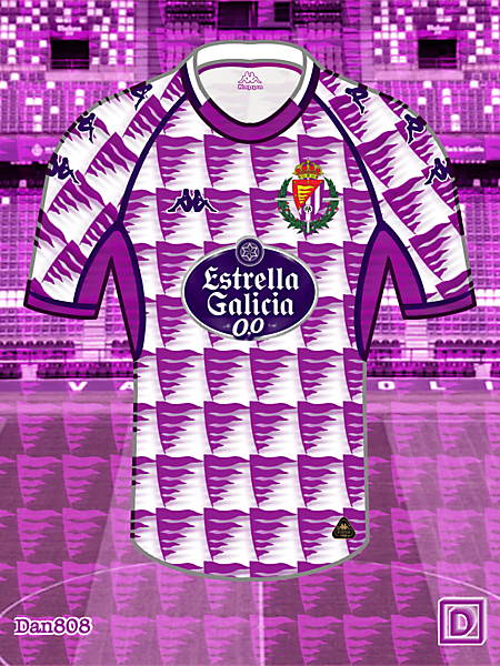 Real Valladolid Club de Fútbol Camiseta morada de local de Kappa