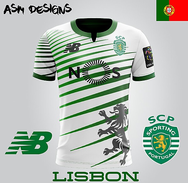 Sporting CP New Balance  2018 Home Kit 