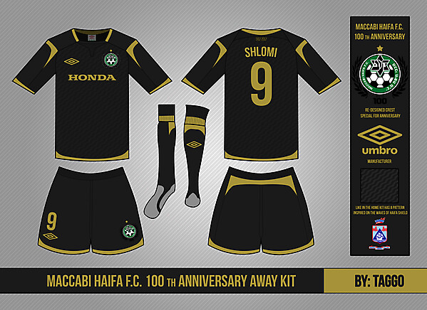 Maccabi Haifa F.C. 100th Anniversary Away Kit