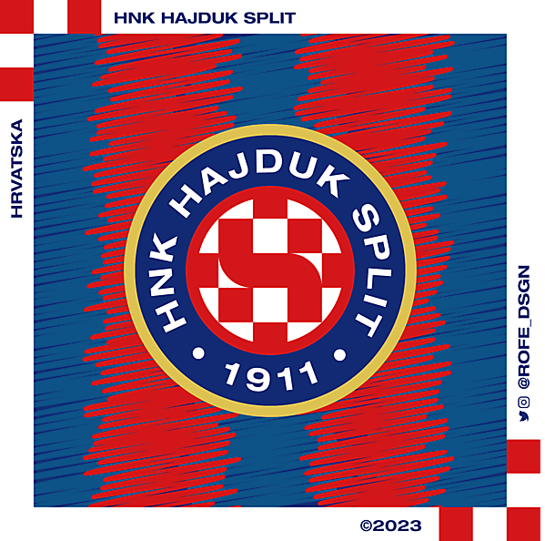 HNK Hajduk Split | Rebranding By @rofe_dsgn