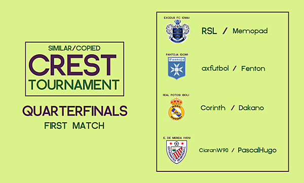 ●QUARTERFINALS - 1st MATCH●