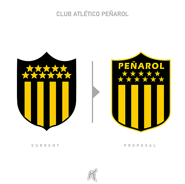CA Peñarol Logo Redesign