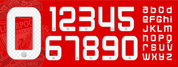 Liverpool Name and Numbers