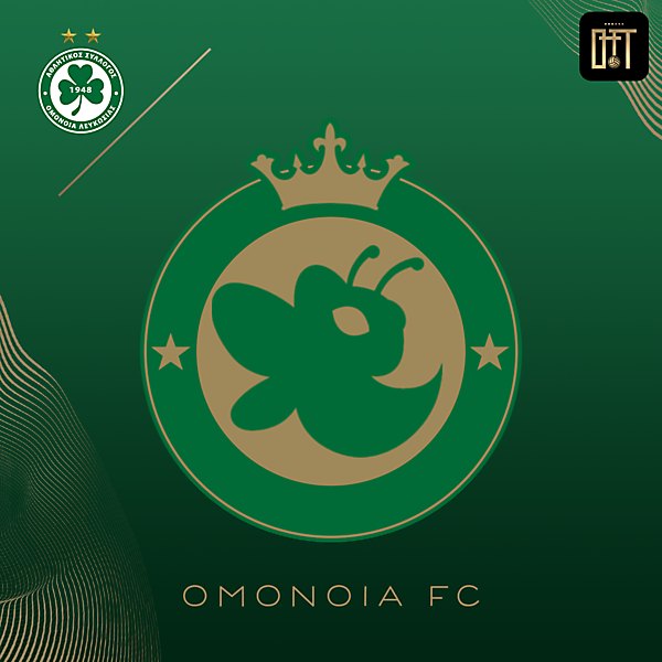 OMONOIA FC - HORNET QUEEN CONCEPT LOGO