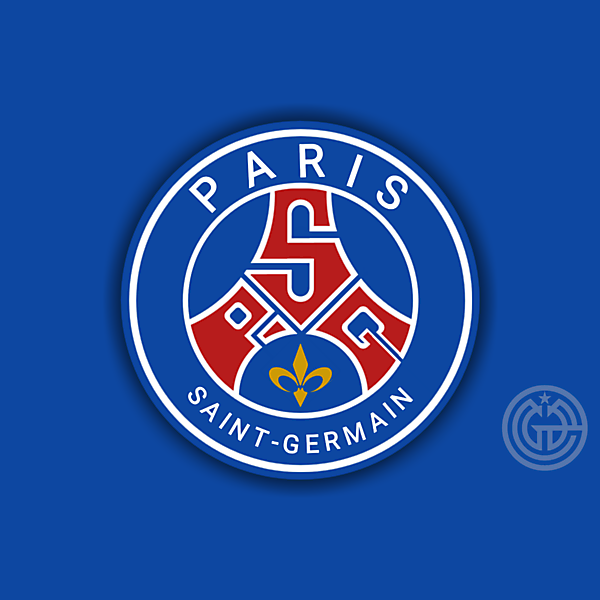 PARIS SAINT GERMAIN ( PSG ) crests redesign concept