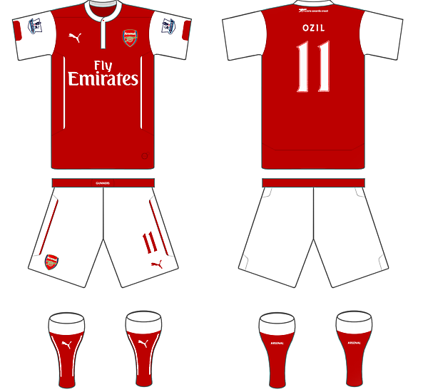 Arsenal 14/15 Puma Home Kit