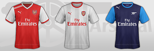 Arsenal Concept Puma Shirts