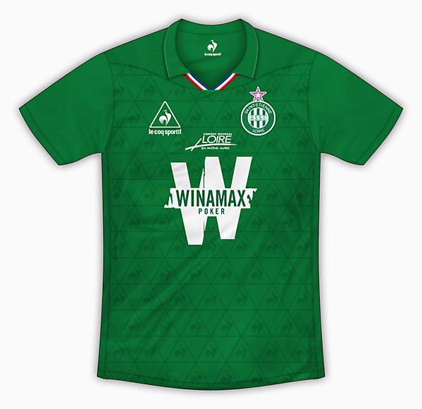 AS Saint-Etienne Home Shirt - Le Coq Sportif