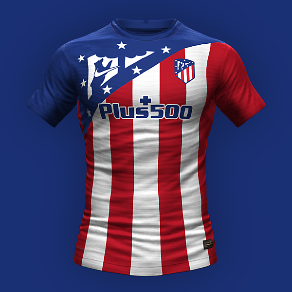 Atletico 21/22 in the style of Bacelona