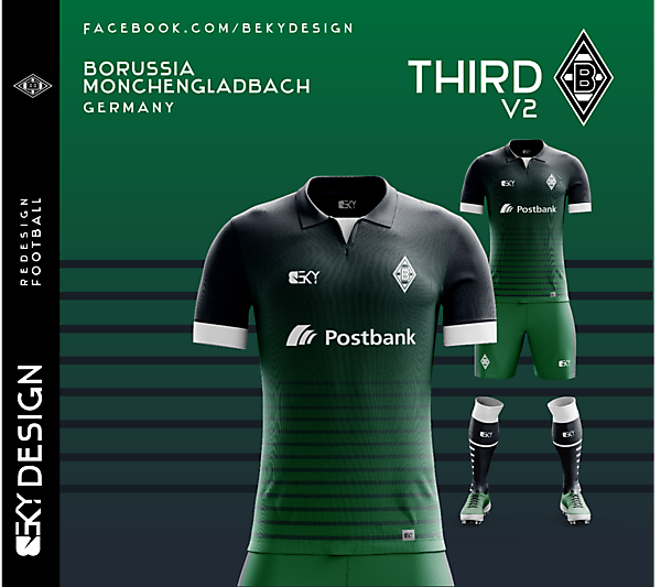 Borussia Mönchengladbach - Third V2 - by BEKY