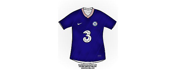 Chelsea 2020/21 Home kit Design Concept