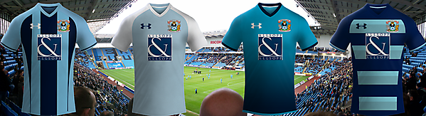 Coventry City Fc / Under Amour Model Home Kit 2017