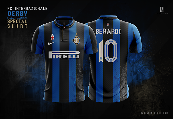 FC Internazionale - Derby 2017 Special Shirt - Concept 