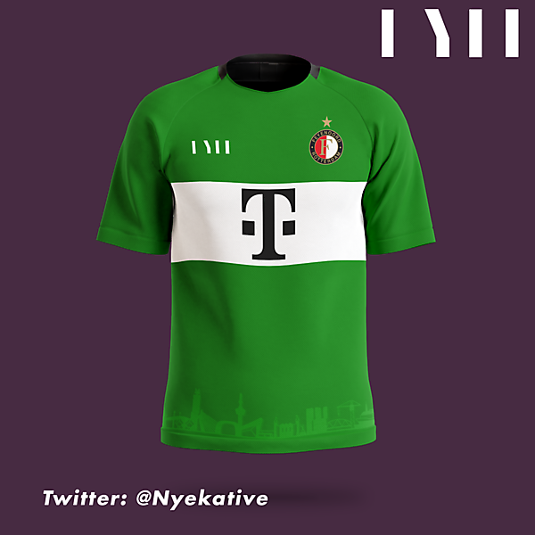 Feyenoord Rotterdam - Flag of Rotterdam concept kit.