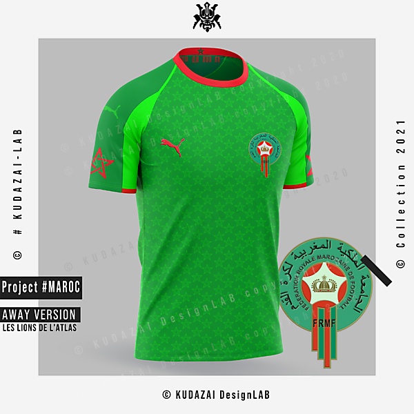 FRMF Morocco team - Away version