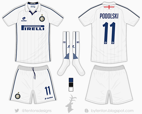 Inter Milan Away Kit - Lotto
