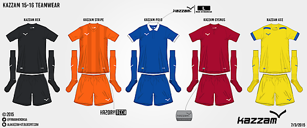 Kazzam 15-16 Teamwear