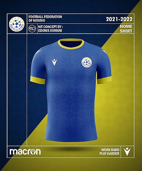 KOSOVOxMACRON - Kosovo Kit Concept - Home Kit 