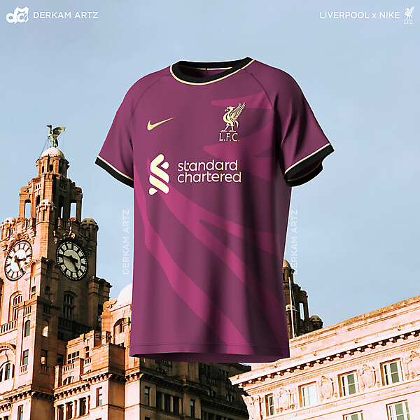 Liverpool x Nike - Third Kit Concept 