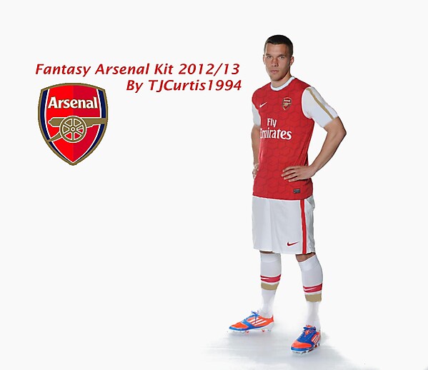 Arsenal Home kit 2012/13