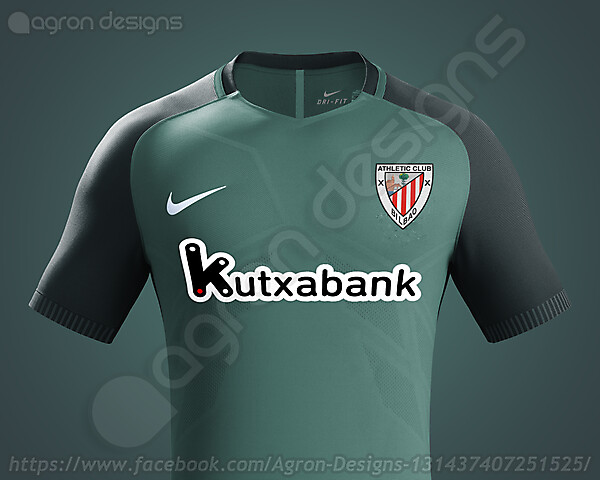 Nike Athletic Club Bilbao 2016-17 Away Kit Based On Leaked Images