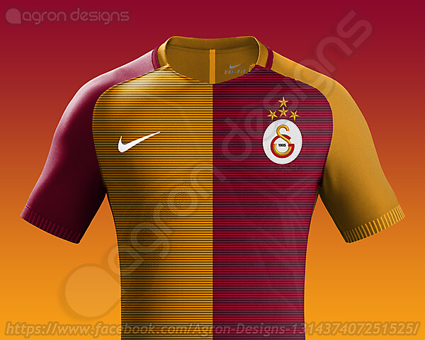 Nike Galatasaray Home Kit 2016-17 based on leaked images