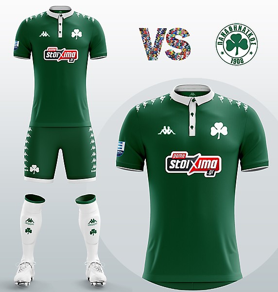 Panathinaikos Home kit with Kappa (Fantasy 19/20)
