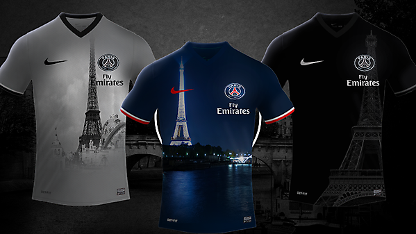 Paris Saint-Germain 17/18 Nike Kits