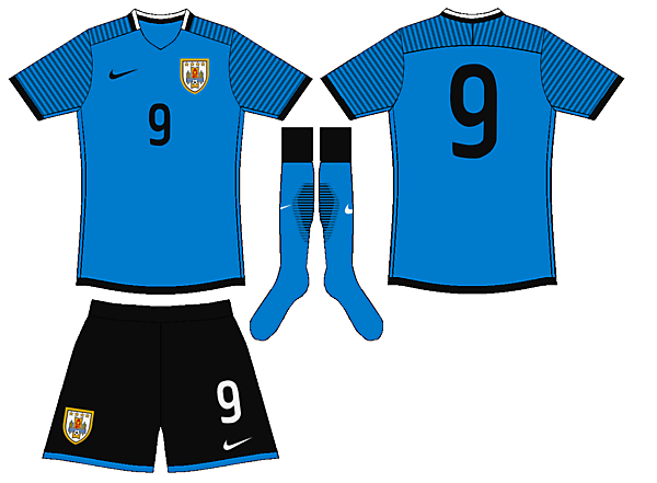 Uruguay Nike Mockup