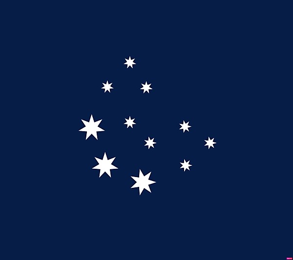 Canberra United aka Flag logo concept  11stars