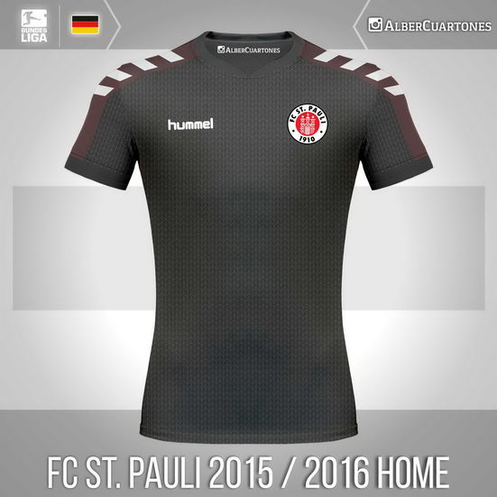 FC St. Pauli 2015 / 2016 Home Shirt
